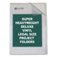 C-Line Deluxe Vinyl Project Folders Legal Size Clear 50/box - School Supplies - C-Line®