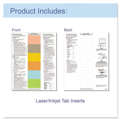 C-Line Expanding File With Zipper Closure 2 Expansion 13 Sections Zipper Closure 1/12-cut Tabs Letter Size Blue - School Supplies - C-Line®