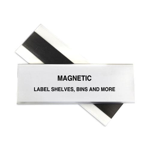 C-Line Hol-dex Magnetic Shelf/bin Label Holders Side Load 2 X 6 Clear 10/box - Office - C-Line®