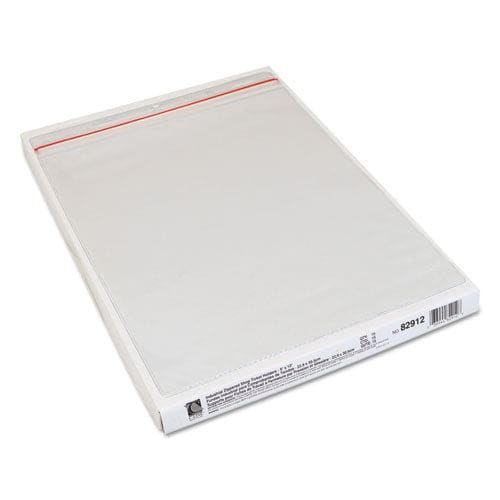 C-Line Industrial Zipper Seal Shop Ticket Holders Vinyl Clear 55 9 X 12 15/box - School Supplies - C-Line®