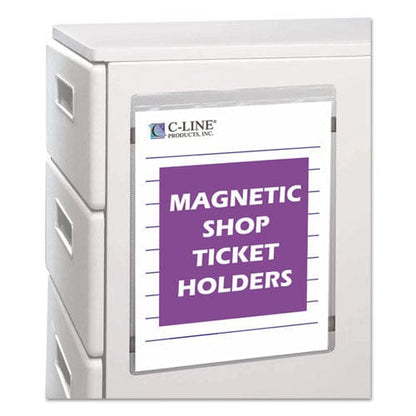 C-Line Magnetic Shop Ticket Holders Super Heavyweight 50 Sheets 9 X 12 15/box - School Supplies - C-Line®