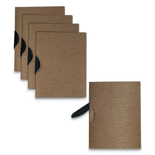 C-Line Modern Metallic Executive Style Report Cover Swing Clip 8.5 X 11 Bronze/bronze 5/pack - School Supplies - C-Line®