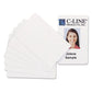 C-Line Pvc Id Badge Card 3.38 X 2.13 White 100/pack - Office - C-Line®