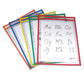 C-Line Reusable Dry Erase Pockets 9 X 12 Assorted Neon Colors 25/box - School Supplies - C-Line®