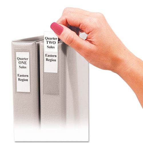 C-Line Self-adhesive Ring Binder Label Holders Top Load 1 X 2,81 Clear 12/pack - Office - C-Line®