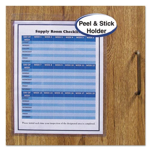 C-Line Self-adhesive Shop Ticket Holders Super Heavy 25 Sheets 5 X 8 50/box - School Supplies - C-Line®