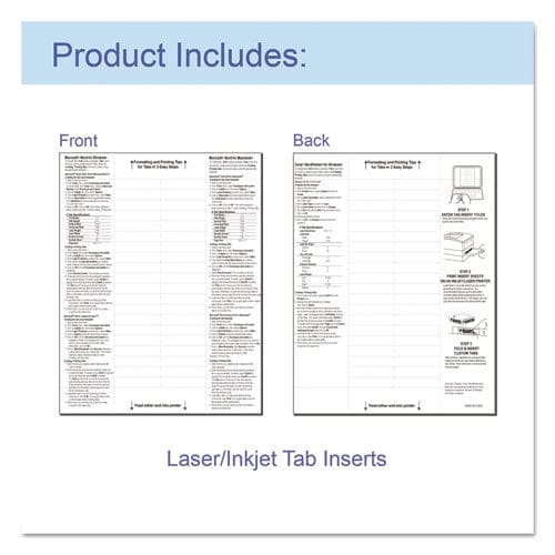 C-Line Sheet Protectors With Index Tabs Assorted Color Tabs 2 11 X 8.5 5/set - School Supplies - C-Line®