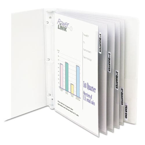 C-Line Sheet Protectors With Index Tabs Heavy Clear Tabs 2 11 X 8.5 5/set - School Supplies - C-Line®