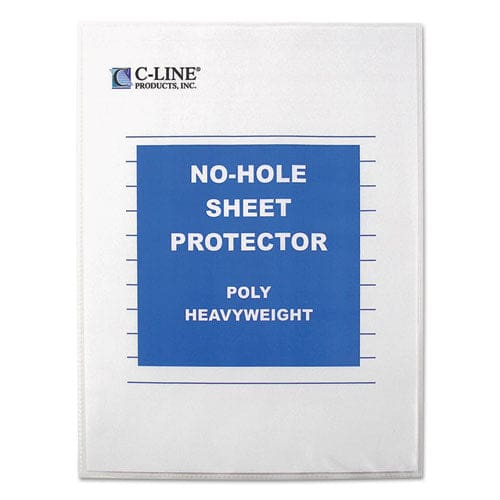 C-Line Top-load No-hole Sheet Protectors Heavyweight Clear 2 Capacity 25/box - School Supplies - C-Line®