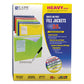 C-Line Write-on Poly File Jackets Straight Tab Letter Size Assorted Colors 25/box - School Supplies - C-Line®