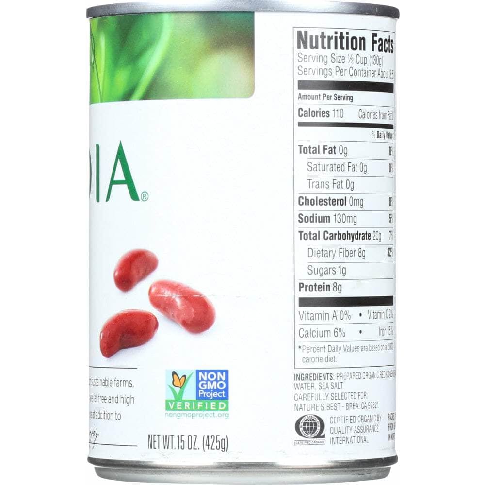 CADIA Cadia Organic Red Kidney Beans, 15 Oz