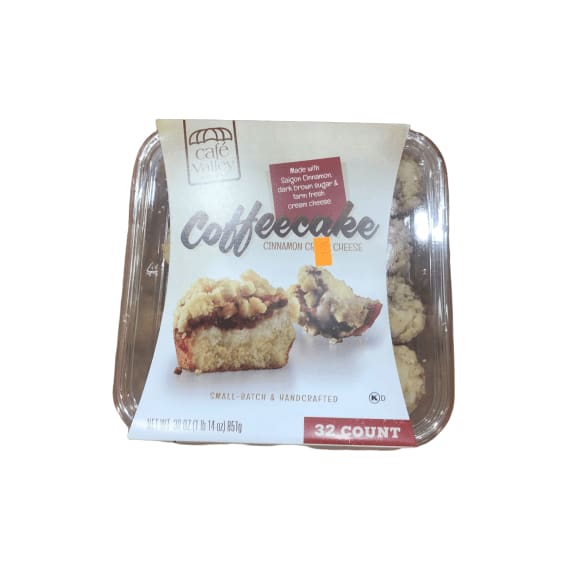 Cafe Valley Cinnamon Cream Cheese Mini Coffee Cakes, 32 Count - ShelHealth.Com