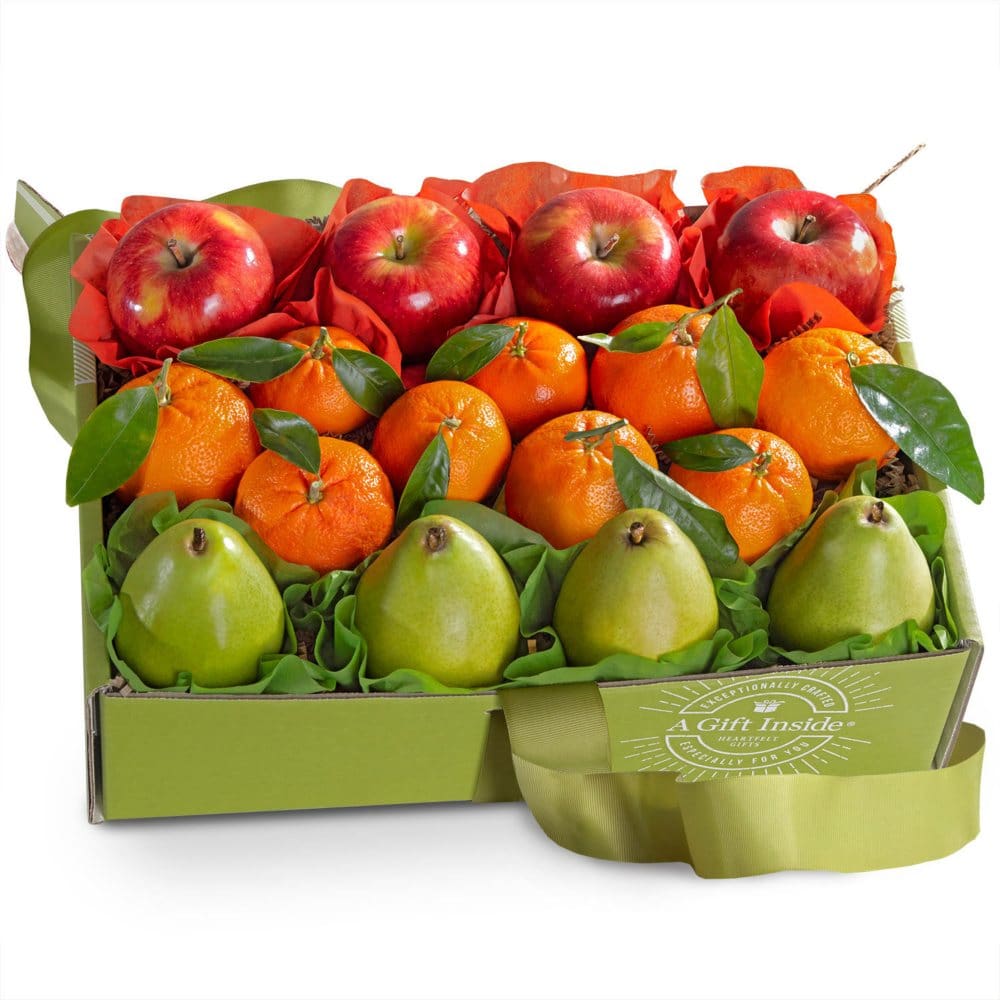 California Festive Trio Fruit Gift Box - Gift Baskets - California Festive