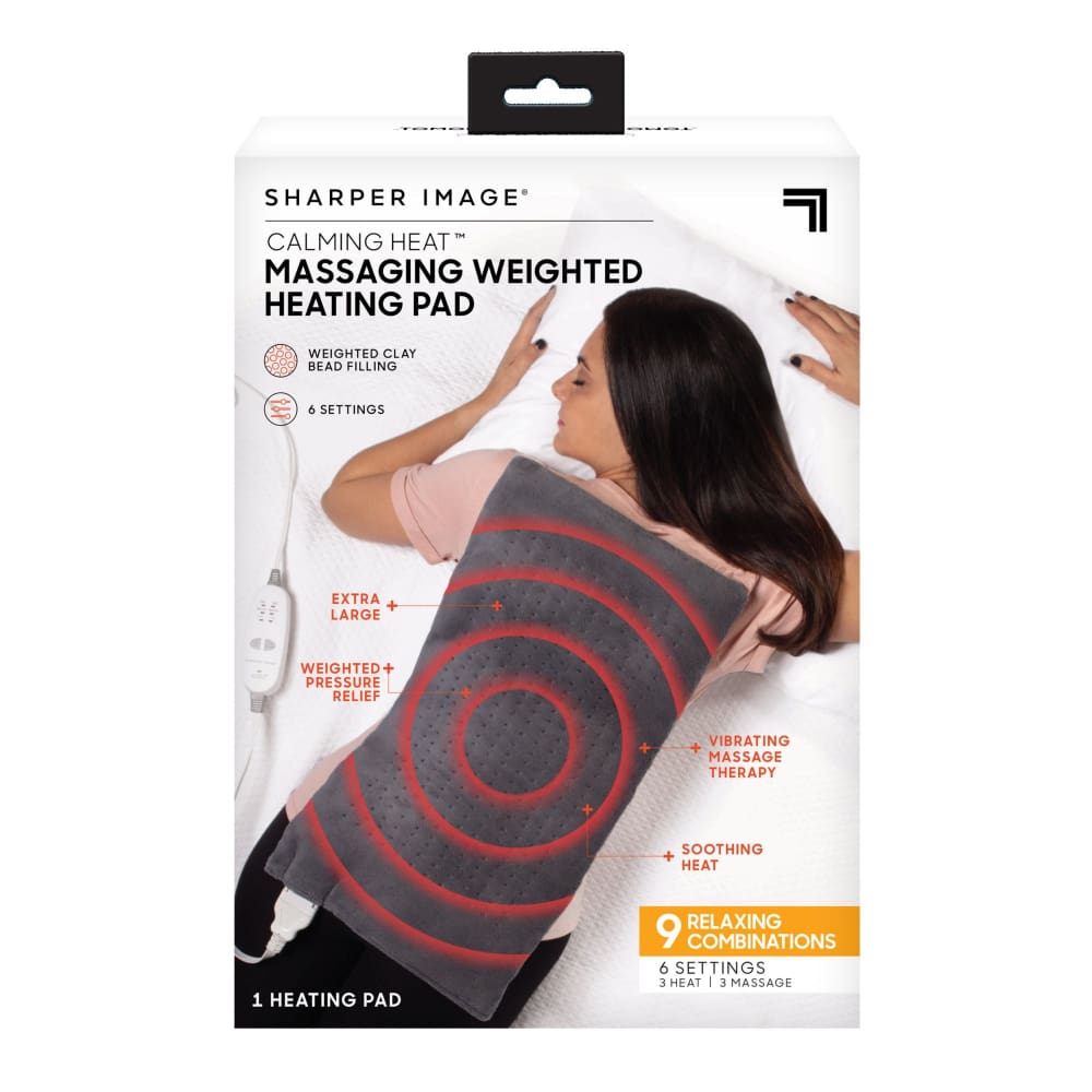 Calming Heat Massaging Weighted Heating Pad - Calming