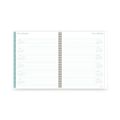 Cambridge Bali Weekly/monthly Planner Bali Leaf Artwork 11 X 8.5 Green/white Cover 12-month (jan To Dec): 2023 - School Supplies -