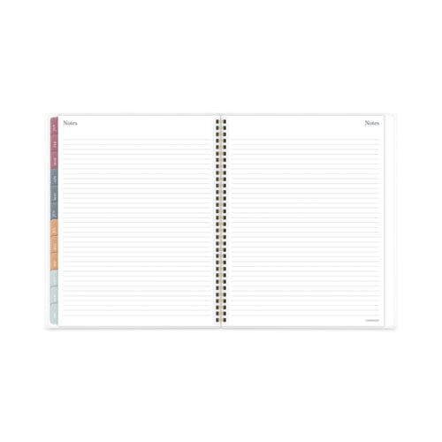 Cambridge Blake Weekly/monthly Planner Blake Bold Stripe Artwork 11 X 8.5 Cream/blue/brown Cover 12-month (jan To Dec): 2023 - School