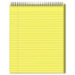 Cambridge Stiff-back Wire Bound Notepad Wide/legal Rule Canary/blue Cover 70 Canary-yellow 8.5 X 11.5 Sheets - School Supplies - Cambridge®