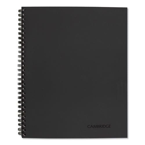 Cambridge Wirebound Guided Meeting Notes Notebook 1 Subject Meeting-minutes/notes Format Dark Gray Cover 11 X 8.25 80 Sheets - Office -