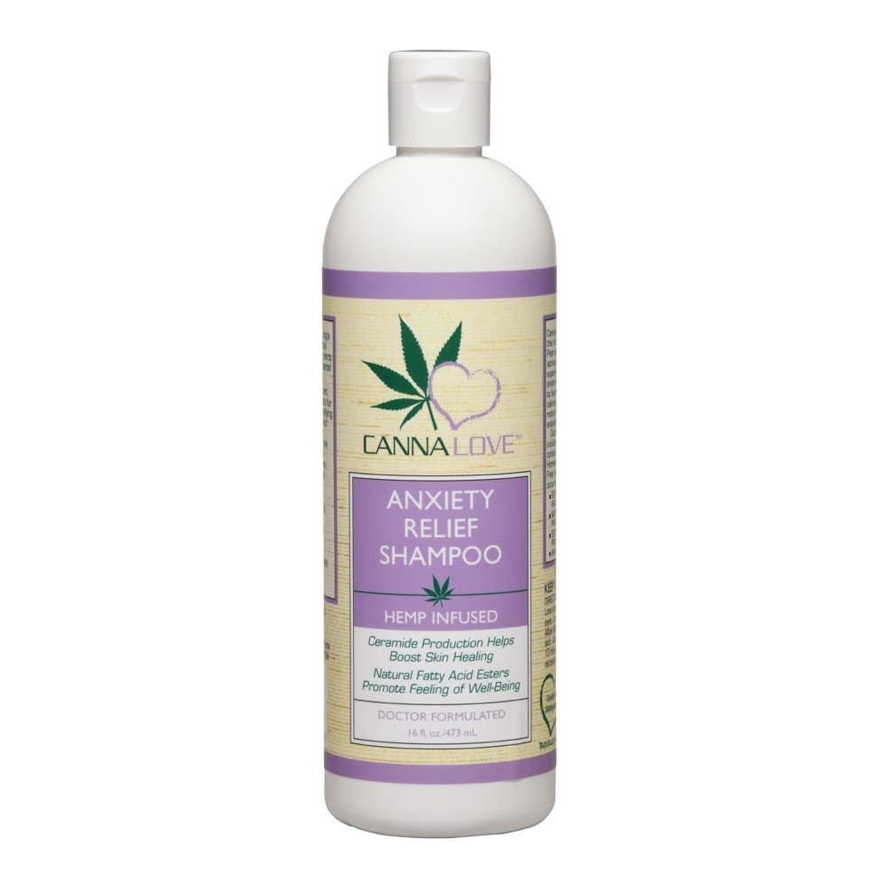 CannaLove Anxiety Relief Hemp Infused Dog Shampoo 16 fl. oz - Pet Supplies - CannaLove