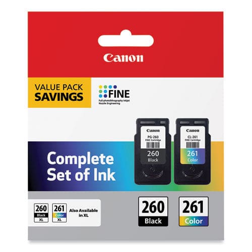 Canon 3725c006 (cl-261/pg-260) Ink Black/color - Technology - Canon®