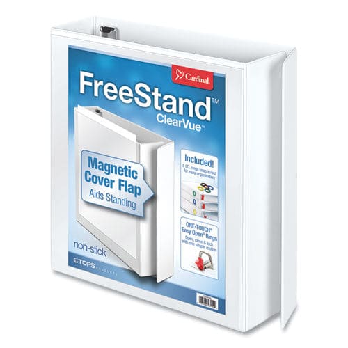 Cardinal Freestand Easy Open Locking Slant-d Ring Binder 3 Rings 2 Capacity 11 X 8.5 White - School Supplies - Cardinal®