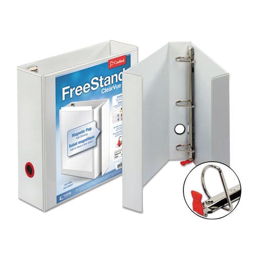 Cardinal Freestand Easy Open Locking Slant-d Ring Binder 3 Rings 4 Capacity 11 X 8.5 White - School Supplies - Cardinal®