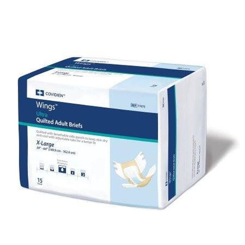 Cardinal Health Brief Wings Ultra Quilted Xl Beige Case of 4 - Incontinence >> Briefs and Diapers - Cardinal Health