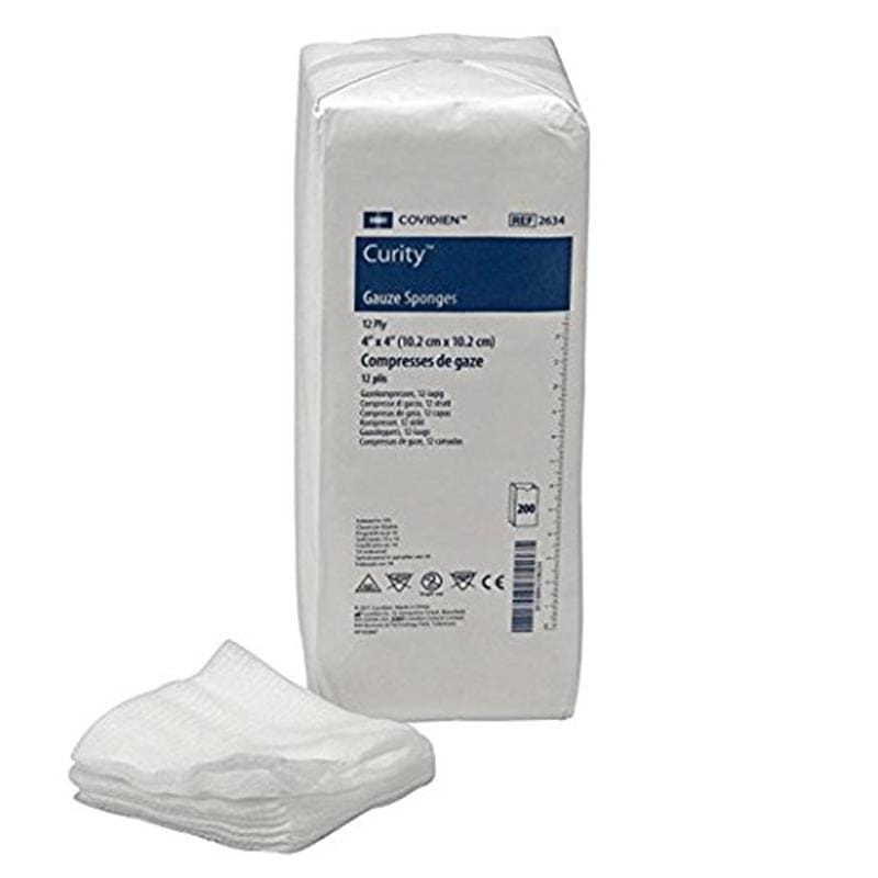 Cardinal Health Gauze 4 X 4 12-Ply N/S Usp7 P200 - Wound Care >> Basic Wound Care >> Gauze and Sponges - Cardinal Health