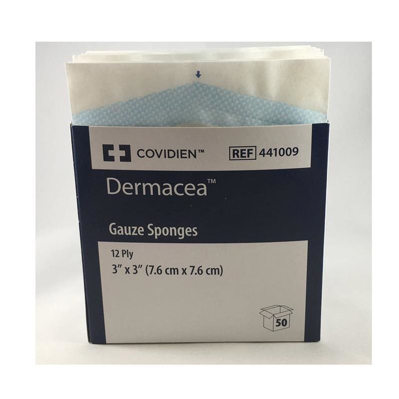 Cardinal Health Gauze Dermacea 3 X 3 12Ply Str TR25 (Pack of 6) - Wound Care >> Basic Wound Care >> Gauze and Sponges - Cardinal Health