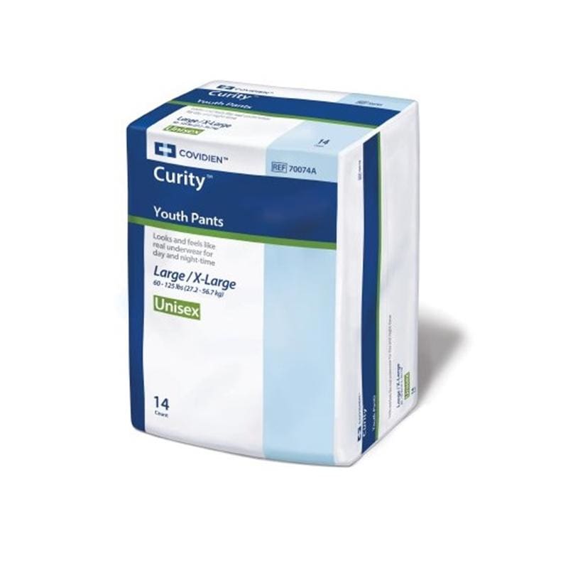 Cardinal Health Pant Curity Youth Large 65-125Lbs Case of 56 - Incontinence >> Briefs and Diapers - Cardinal Health