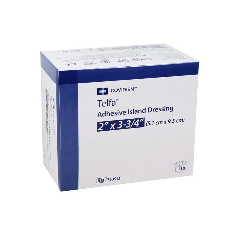 Cardinal Health Telfa 2 X 3In Mini Island Dres Str Box of 50 - Wound Care >> Basic Wound Care >> Non Adherent - Cardinal Health