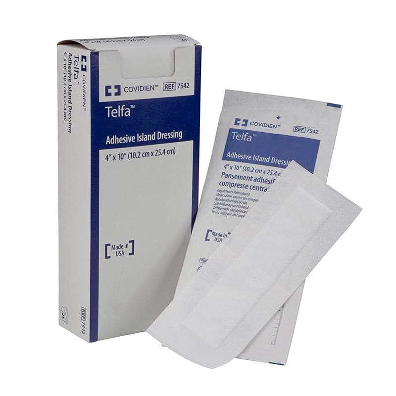 Cardinal Health Telfa Island 4 X 10 Str Box of 25 - Wound Care >> Basic Wound Care >> Non Adherent - Cardinal Health