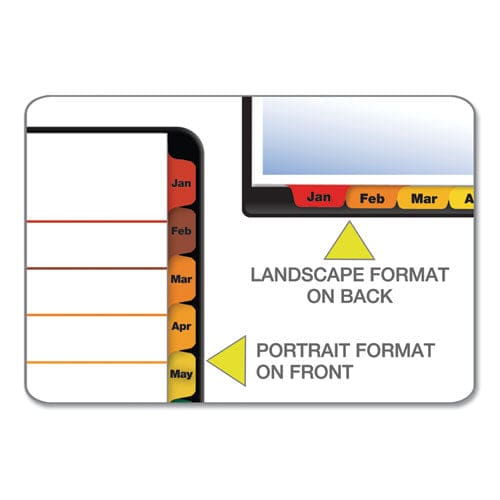 Cardinal Onestep Printable Table Of Contents And Dividers 12-tab Jan. To Dec. 11 X 8.5 White Assorted Tabs 1 Set - Office - Cardinal®