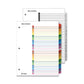 Cardinal Onestep Printable Table Of Contents And Dividers 8-tab 1 To 8 11 X 8.5 White 6 Sets - Office - Cardinal®