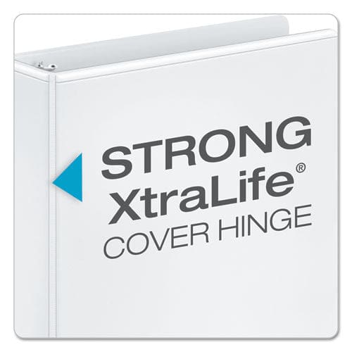 Cardinal Performer Clearvue Slant-d Ring Binder 3 Rings 4 Capacity 11 X 8.5 White - School Supplies - Cardinal®