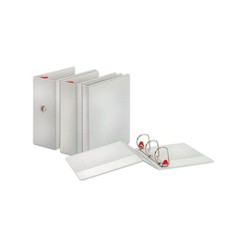 Cardinal Performer Clearvue Slant-d Ring Binder 3 Rings 4 Capacity 11 X 8.5 White - School Supplies - Cardinal®