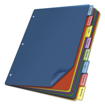 Cardinal Poly Index Dividers 8-tab 11 X 8.5 Assorted 4 Sets - School Supplies - Cardinal®