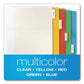 Cardinal Poly Ring Binder Pockets 8.5 X 11 Letter Assorted Colors 5/pack - School Supplies - Cardinal®