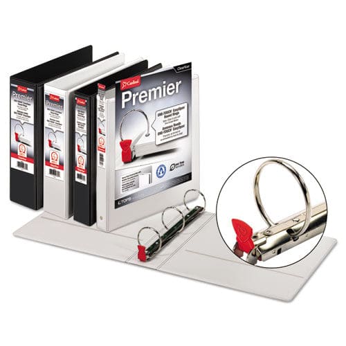 Cardinal Premier Easy Open Clearvue Locking Round Ring Binder 3 Rings 1 Capacity 11 X 8.5 White - School Supplies - Cardinal®