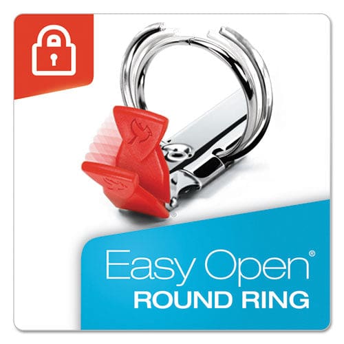 Cardinal Premier Easy Open Clearvue Locking Round Ring Binder 3 Rings 2 Capacity 11 X 8.5 Black - School Supplies - Cardinal®