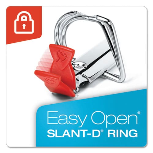 Cardinal Premier Easy Open Clearvue Locking Slant-d Ring Binder 3 Rings 1 Capacity 11 X 8.5 White - School Supplies - Cardinal®