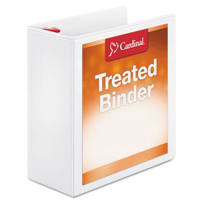 Cardinal Treated Clearvue Locking Slant-d Ring Binder 3 Rings 4 Capacity 11 X 8.5 White - School Supplies - Cardinal®