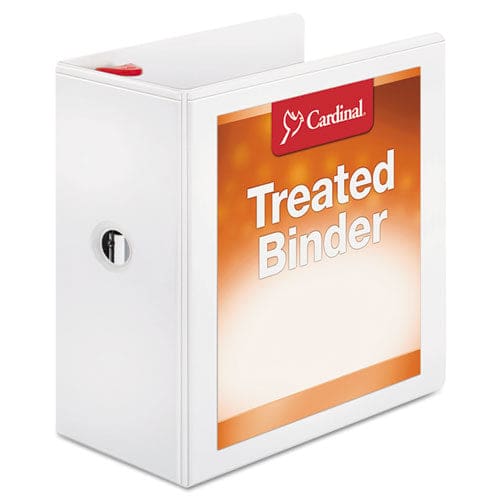 Cardinal Treated Clearvue Locking Slant-d Ring Binder 3 Rings 5 Capacity 11 X 8.5 White - School Supplies - Cardinal®