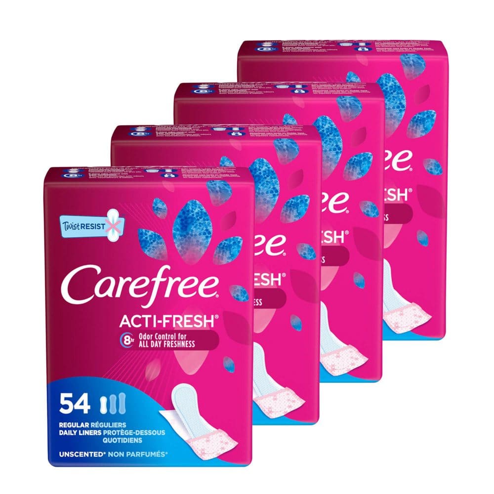 Carefree Actifresh Panty Liners Regular To Go (216 ct.) - Feminine Care - Carefree Actifresh