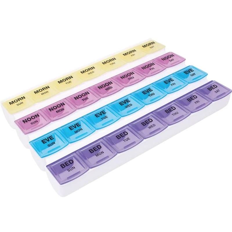 Carex Health Brands Pill Organizer Medi-Planner 7-Day - Personal Care >> Bedside Care - Carex Health Brands