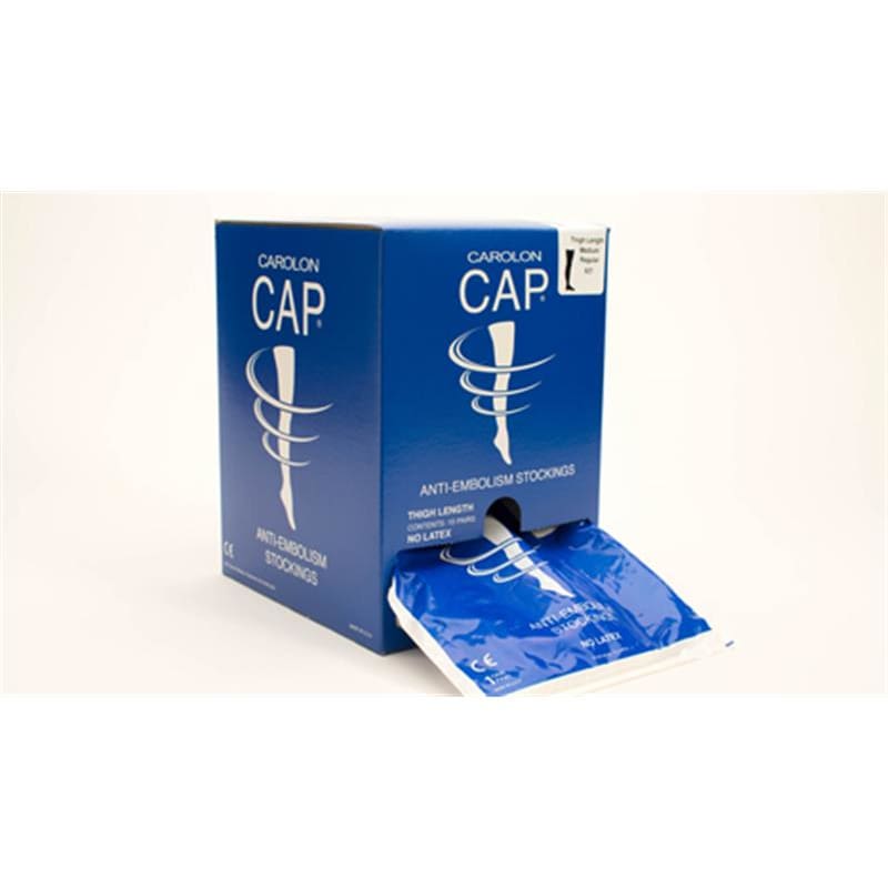 Carolon Anti Embolism Hose Thigh Lg Re Pair (Pack of 2) - Apparel >> Stockings and Socks - Carolon