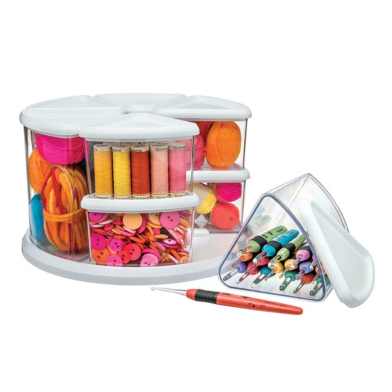 Carousel Organizer 9 Bin White - Storage Containers - Deflecto LLC