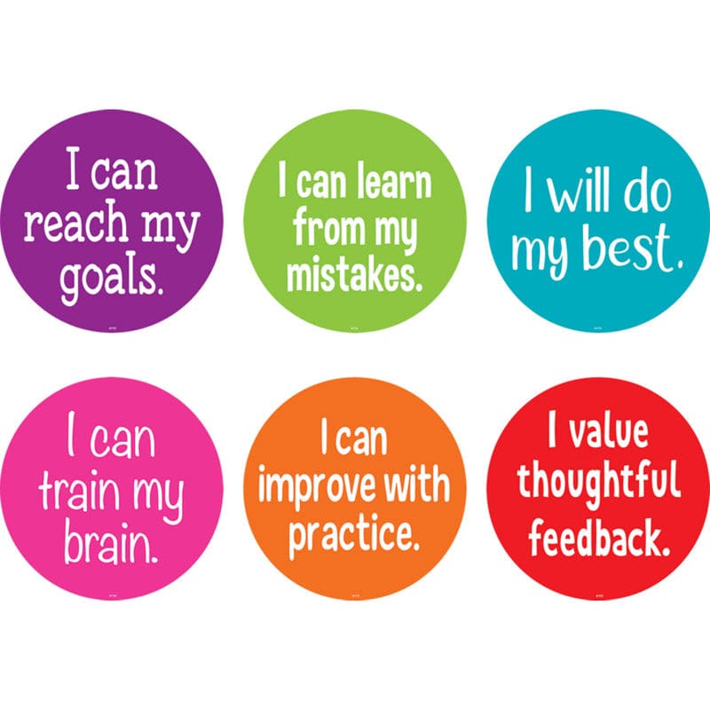 Carpet Markers Growth Mindset 7In Spot On (Pack of 3) - Classroom Management - Teacher Created Resources