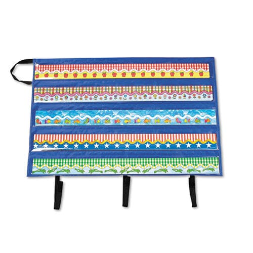 Carson-Dellosa Education Border Storage Pocket Chart Blue/clear 41 X 24.5 - School Supplies - Carson-Dellosa Education