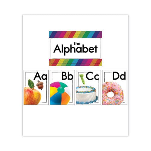 Carson-Dellosa Education Curriculum Bulletin Board Set. Alphabet 27 Pieces - School Supplies - Carson-Dellosa Education